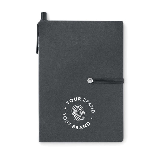 A5 Recycled Carton Notebook with Sticky Notes - R9213