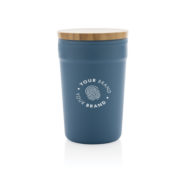 Recycled Mug with Bamboo Lid